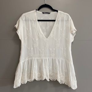 Zara Peplum Style Top